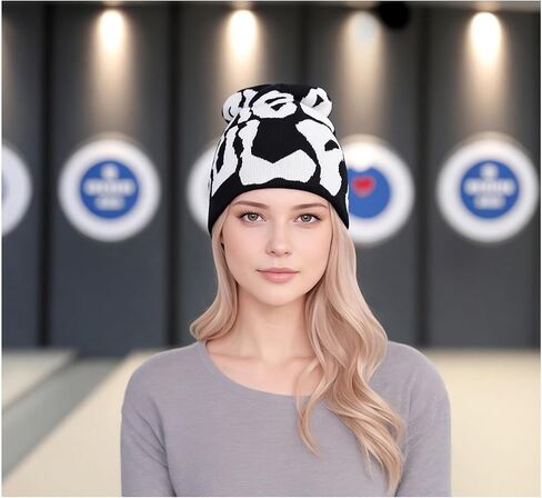 Graphic MEA Y2k Beanie Women Men, Ideal Gift Winter Culpa Knit Hat in Saudi Arabia