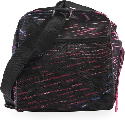 Fila Kelly 19-in Sports Duffel Bag, Stripe Static Pink, One Size in Saudi Arabia
