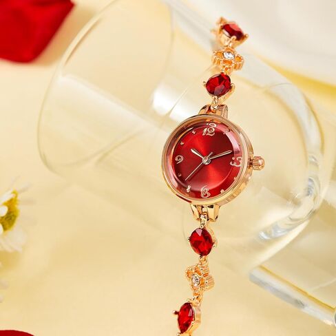 Women's Bracelet Watch Round Mini Watches for Women Waterproof Exquisite Gifts for Women in Saudi Arabia
