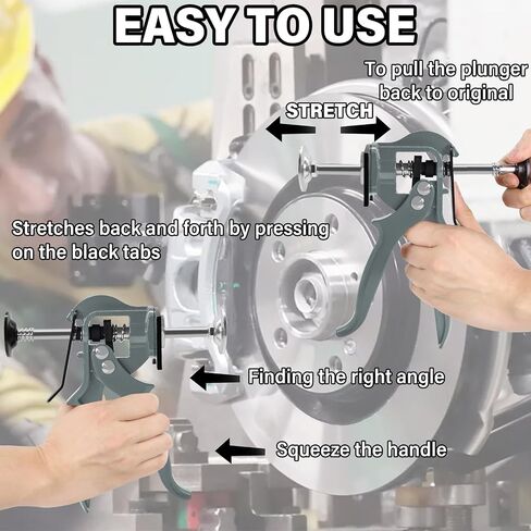 24300 Speedy Brake Pad Spreader, Brake Piston Brake Caliper Compression Tool Compatible with Most Vehicle (Red) in Saudi Arabia