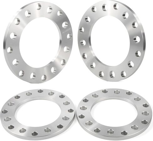 GAsupply 12mm 8 Lug Universal Wheel Spacers, Fit for F250 E350 Ram 2500 3500 Express 3500 K3500 Silverado Suburban 2500 Sierra 2500HD 3500HD, 4pcs 8x6.5 8x165.1 8x170 8x180 1/2 inch Forged Spacer in Kuwait