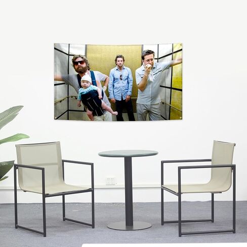 الفيلم الكلاسيكي رجل طفل مخلفات العلم متعة المفروشات 3x5FT غرفة نوم رجل الكهف غرفة المعيشة دراسة الديكور in Saudi Arabia