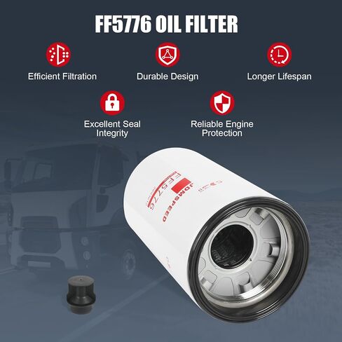 JDMSPEED 3 قطعة FF5776 فلتر الوقود متوافق مع محرك الكمون ISX ISX15 11.9L 15L 16L استبدال الكمون 2893612 2864993 3685306 4331007 in Kuwait