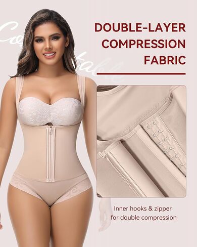 SHAPSHE Fajas Colombianas Moldeadoras Shapewear for Women Tummy Control Waist Trainer Body Shaper Open Bust Girdle in Saudi Arabia