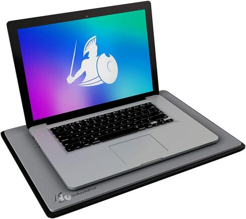 DefenderPad Laptop EMF Radiation Blocking & Heat Shield by DefenderShield - EMF Blocker Lap Pad Computer Lapdesk Compatible with up to 17" Laptop, Chromebook, MacBook (Blue) in Kuwait