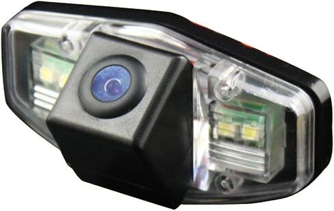 Night Vision Car Backup Camera, Waterproof Rear-view License Plate Light Reverse Parking Camera for Honda Accord Civic EK/FD Odyssey Pilot Acura TSX in Kuwait