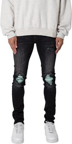 mnml Men's X559 Skinny Moto Denim in Saudi Arabia