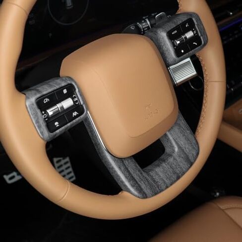 YOUTOOCAR Carbon Fiber Pattern Steering Wheel Cover Trim Compatible with Hyundai Santa FE 2024-2025 Accessories in Kuwait