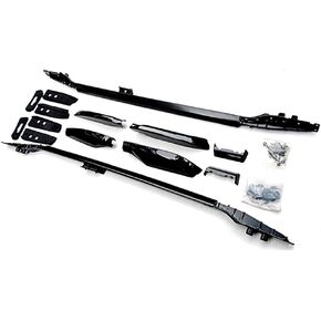 HIGH FLYING for Toyota Prado J150/Lexus GX460 2010-2024 Glossy Black Roof Rack Rails Luggage Carrier Kit Car Accessories