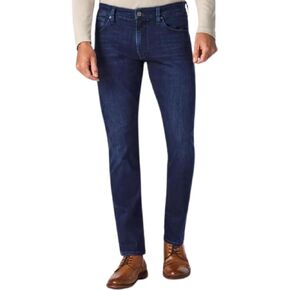 34 Heritage Men's Courage Mid-Rise Straight Leg Denim Jeans, Dark Midnight Brushed Urban
