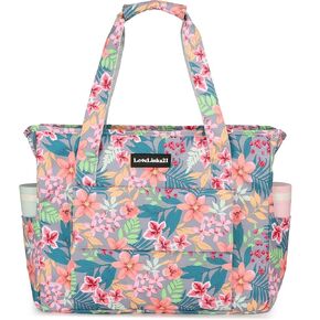 Beach Bag Waterproof Sand Resistant Women's Tote Pool Bag with Zipper for Gym Groceries Travel with Wet Pockets