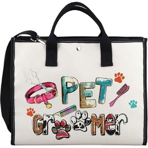 XYANFA Dog Groomer Tote Bag Dog Grooming Tote Bag Dog Groomer Gift Pet Grooming Gift Pet Stylist Gift Pet Salon Bag Tote Bag