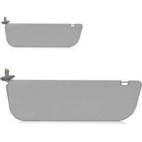 Left Driver Side Sun Visor Without Light for Ford E150 E250 E350 Van 2009 2010 2011 2012 2013 2014 Grey Visor Assembly, Replacement 9C2Z-1504105-FA