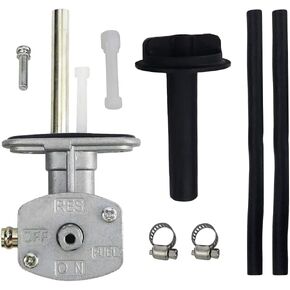 5GH-24500-10-00 Fuel Valve Petcock for Yamaha Kodiak 400 450 YFM400 YFM450, Grizzly 400 450 YFM400 YFM450, Kawasaki Prairie 400 1999-2002 Fuel Tank Switch Valve