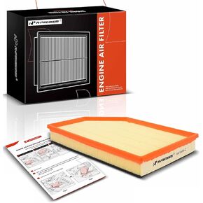 A-Premium Engine Air Filter Compatible with Volvo S60, S60 Cross Country, S80, V60, V60 Cross Country, XC60, XC70, 2015-2018, 2.0L 4.4L, Replace# 30748212