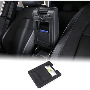 Car Armrest Hidden Storage Box Compatible with Land Rover Defender 2020-2024 Center Console Handrail Privacy Organizer Tray Armrest Storage Box Container Insert Pallet Manager Interior Accessories