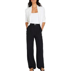 Club Monaco Women's Pleated Lightweight Trouser