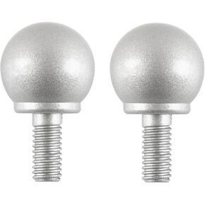 KXLife 2 Pcs Café Rod End Caps,Black