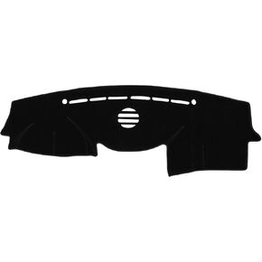 Dash Cover Compatible for Hyundai Veracruz 2007-2012 with Audio, Non-Slip Dash Cover Mat Polyester Black Front Dash Cover Mat