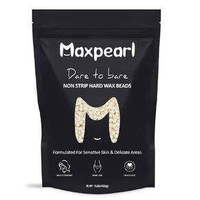 Wax Beads for Hair Removal, 2.5lb Maxpearl Hard Wax Beans Refill Bag for Brazilian Bikini, Face, Eyebrows, Underarms, Arms, Chest, Back, Legs, Coarse Body Hair Specific