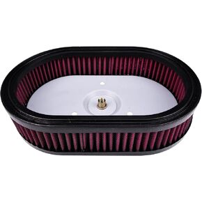 JEENDA Air Filter HD-0910 Compatible with 2009-2017 Harley Davidson Fat Bob, Dyna Low Rider, Wide Glide, Switchback, CVO Limited Powersport Engine Filter