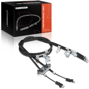 A-Premium Rear Driver or Passenger Side Parking Brake Cable Assembly Compatible with Mazda Models: 6 2003-2009 - Replace# GK2A44410, GK2A44410A