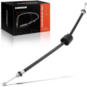 A-Premium Front Side Parking Brake Cable Assembly Compatible with Jeep Models: Grand Cherokee 1993-1998, Grand Wagoneer 1993-1993 - Replace# 52008232, 52005061