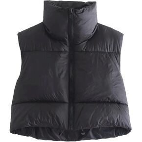 سترة نسائية شتوية دافئة مبطنة وخفيفة الوزن بدون أكمام in Kuwait