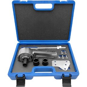 ZKTOOL Engine Crankshaft Belt Pulley Removal Tool - for Ford 1.0& 2.0 ECOBOOST Duratec Engines - 1:5 Torque Multiplier, 21MM/24MM 1/2-Inch Drive, OEM:303-1611 303-1611-01 303-1611-02