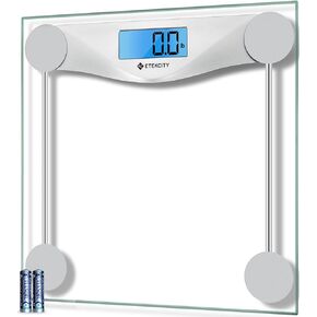 Etekcity Digital Bathroom Scale for Body Weight for People, Extra Wide Platform and High Capacity, Large Number and Easy-to-Read on Backlit LCD Display, 440 lb