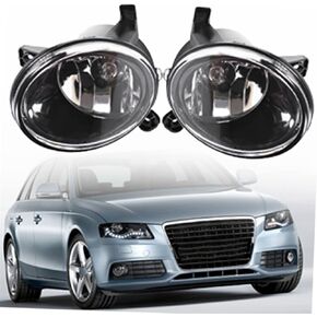 WFLNHB 1 Pair Fog Lights Replacement for A4 S4 B8 2009-2012 with Bulbs Driving Lamps Fog Lights Driver and Passenger Side