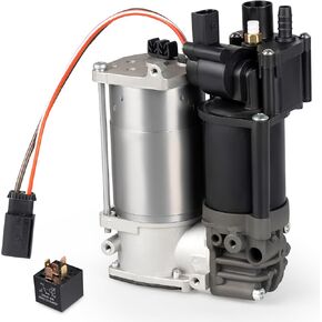 JDMON Air Ride Suspension Compressor Air Pump Replacement for BMW X5 F15 2012-2018, BMW X5 M F85 2013-2018, BMW X6 F16/ M F86 2013-2019, Replacement for 37206875177, 37206868998, 37206850555
