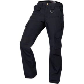 LAPG Women's Uniform Tactical Pants, Elastic Waistband, Training & Work Pants