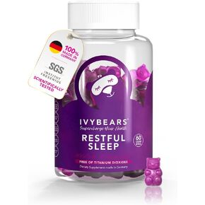 Melatonin Sleep Gummies, Lactium, L-Theanine & Lemon Balm, Sleep aid, Vegan, Fall Asleep Naturally