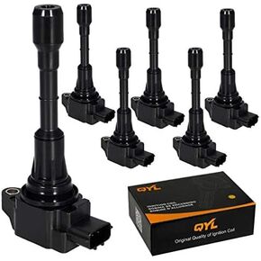 QYL UF550 Set of 6 Ignition Coil Packs Replacement for Infiniti EX35 FX35 Altima Maxima Murano Pathfinder Quest V6 3.5L