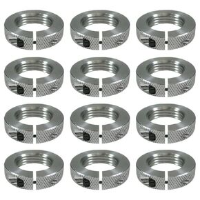 Forster Cross Bolt Die Locking Ring 7/8"-14 Thread, Full Size Lock Ring with Precise Mating for Reliable Alignment & No Canting, Package of 12