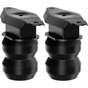 FR250SDJ Rear Air Helper Springs Kit for Ford F-250 Super Duty (2017-Present), Rear Suspension Enhancement System Bump Stop 1 Pair（Left and Right）