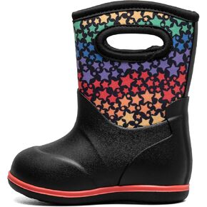 BOGS Unisex-Child Classic-Rainbow Stars (Toddler) Rain Boot