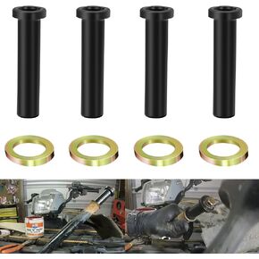 Front Suspension Control A Arm Long Bushing Replacement with Spacer for Polaris RZR 570 800, Sportsman 400 500 570 600 700 800, Scrambler 500, Magnum 330 500, Trail Blazer 250 330, Trail Boss, Hawkeye