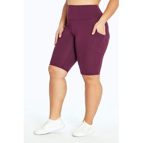 Marika Women's Plus Size Olivia Tummy Control Pocket Bermuda Short