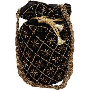 oIndian Potli Bag for Wedding, Designer Bridal Clutch/Jewelry Pouch/Worship Potli Bag for Girls & Women