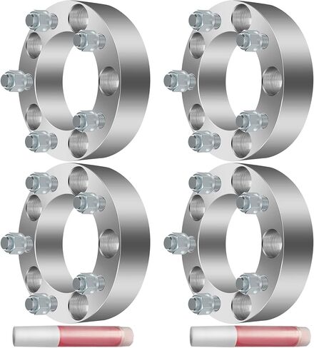4pc Wheel Spacers for 1.5" Wheel Spacers 5x5.5 with 1/2" Studs for Jeep for CJ5 CJ6 CJ7, for Ram for 1500 Van/B1500/W150, for Ford for F150/E150/Bronco, 5x139.7 108mm Wheel Adapters & Spacers in Saudi Arabia