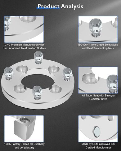 محولات عجلة ECCPP 4 العروة 3/4 بوصة 20 مم 4x110 إلى 4x137 74 مم مع مسامير 10x1.25 متوافقة مع 2014-2016 لهوندا لـ TRX500FE1 FourTrax Foreman 2014-2017 لهوندا لـ TRX500FE2 in Saudi Arabia