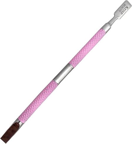 Cuticle Pusher Dual Sided - Sharp Edge Spoon Shaped Double Ended Cuticle Pusher Remover Cleaner Surgical Medical Grade Stainless Steel Manicure Pedicure Nail Art Care Tool Set (Blue) By Krisp Beauty in Kuwait
