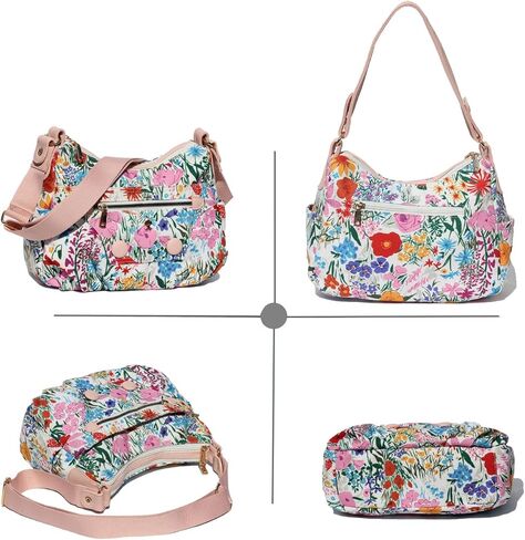 حقيبة كروس نسائية عصرية من ESVAN: حقيبة كتف ذات 10 جيوب مع شريطين قابلين للفصل in Kuwait