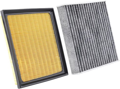 Engine+Cabin Air Filters Fit for Toyota Prius, Prius V, RAV4, Prius Plug-In, Lexus CT200h, NX300h Engine Air Filter Replacement Cabin Air Filter Accessories# 17801-37020 CF10285 in Kuwait