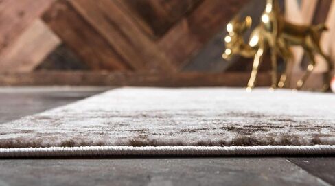 Unique Loom Sofia Collection Area Rug - Larvotto (2'x 6' 7" Runner, Brown/ Beige) in Saudi Arabia