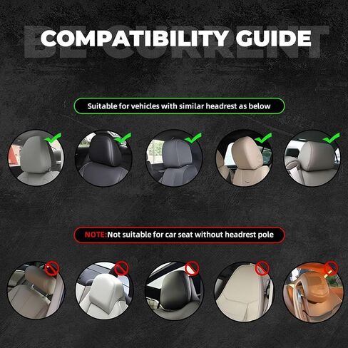 2 Pack Cheetah Print Car Seat Headrest Cover, Soft Seat Cover Cheetah Car Accessories Headrest Protector Universal Fit to All Car in Saudi Arabia