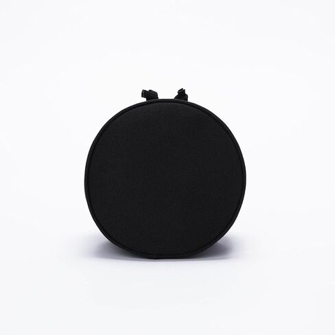 Black Drawstring Crossbody Bag Nylon Fabric Large Capacity Organizer Bag with Gold Tone Hardware in Saudi Arabia