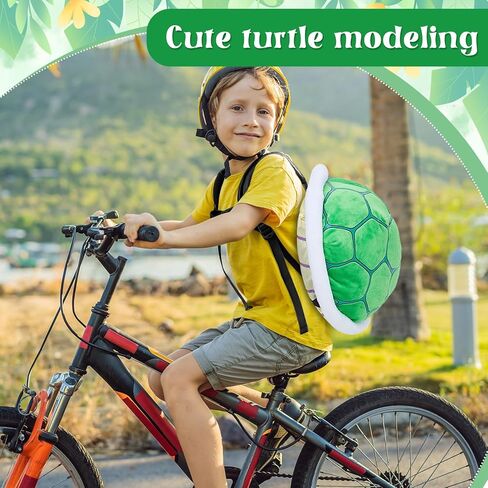 2 قطعة 11.8 × 11.4 بوصة حقيبة ظهر لطيفة على شكل سلحفاة خضراء قطيفة على شكل سلحفاة حقيبة ظهر أنيقة للجنسين ناعمة على شكل حيوانات كرتونية لأزياء تنكرية وإكسسوارات الملابس وهدايا حفلات الكريسماس in Kuwait